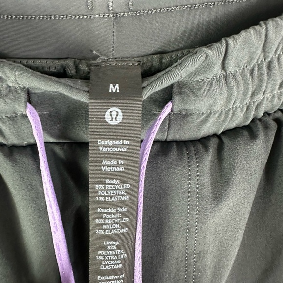 Lululemon Pool Short 7” Swimming Trunks M7BA4S GGRE Gray Purple Size Medium - Picture 6 of 8